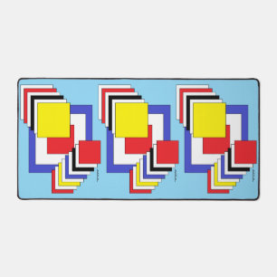 Abstracte Vierkanten Bureaumat