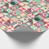 Abstracte vierkantjes 110419 cadeaupapier (Hoek)