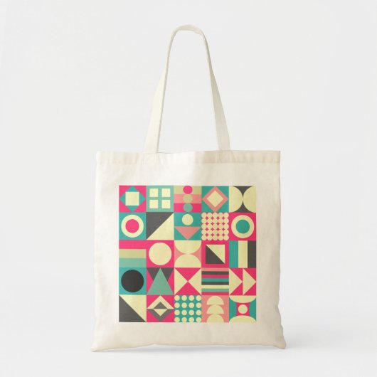 Abstracte vierkantjes 110419 tote bag (Voorkant)