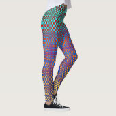 Abstracte vierkantjes 2 leggings (Rechts)