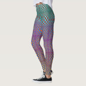 Abstracte vierkantjes 2 leggings (Links)