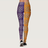 Abstracte vierkantjes 3 leggings (Achterkant)
