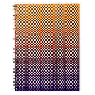 Abstracte vierkantjes 3 notitieboek