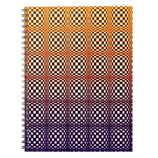 Abstracte vierkantjes 3 notitieboek (Voorkant)