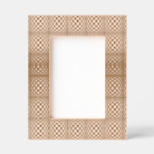 Abstracte vierkantjes gegraveerde lijstjes (Voorkant)