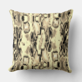 Abstracte vierkantjes gevormd uit krassen boven be kussen