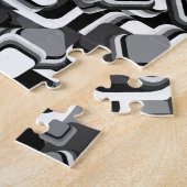 Abstracte vierkantjes legpuzzel (Zijkant)