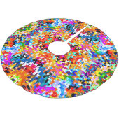 Abstracte vierkantjes notitieboek laptop kerstboom rok (Gekanteld)