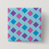 Abstracte vierkantjes vierkante button 5,1 cm (Voorkant)