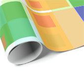 abstracte vierkantjes voor het verpakken van papie cadeaupapier (Rol Hoek)