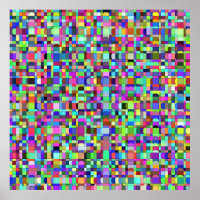 Abstracte vierkantjes vormen veelkleurig patroon