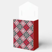 Abstracte vierkantsgeometrie zonder naadloze ingec bedankdoosjes (Geopend)