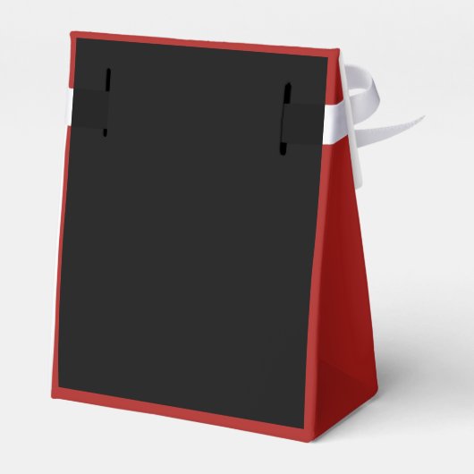 Abstracte vierkantsgeometrie zonder naadloze ingec bedankdoosjes (Achterkant)