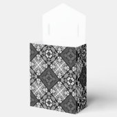 Abstracte vierkantsgeometrie zonder naadloze ingec bedankdoosjes (Geopend)