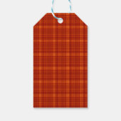 Abstracte vierkantsgeometrie zonder naadloze ingec cadeaulabel (Achterkant)