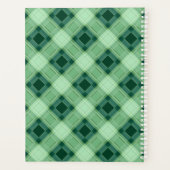Abstracte vierkantsgeometrie zonder naadloze ingec planner (Achterkant)