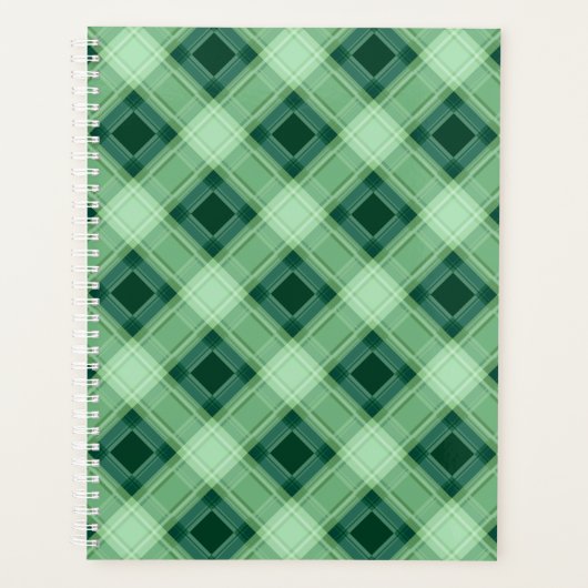 Abstracte vierkantsgeometrie zonder naadloze ingec planner (Voorkant)
