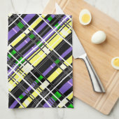 Abstracte vierkantsgeometrie zonder naadloze ingec theedoek (Quarter Fold)