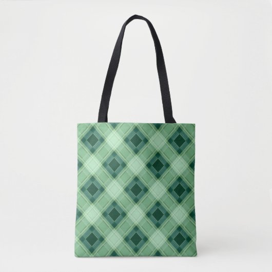 Abstracte vierkantsgeometrie zonder naadloze ingec tote bag (Voorkant)