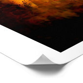 Abstracte vierkantskunst Poster afdrukken (Hoek)