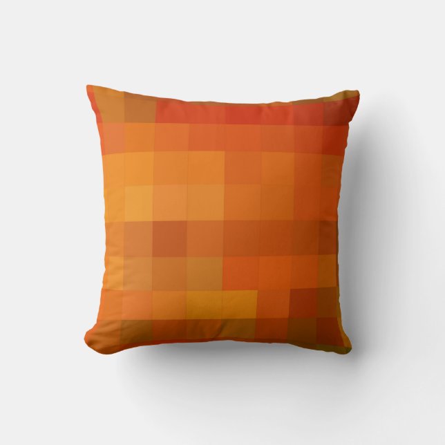 Abstracte vierkantskunst | Retro Geometric Pattern Kussen (Voorkant)