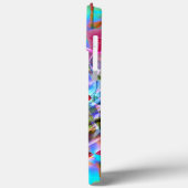 Abstracte vijfhoekige ster vermengd in warboel van Case-Mate iPhone case (Achterkant / Links)