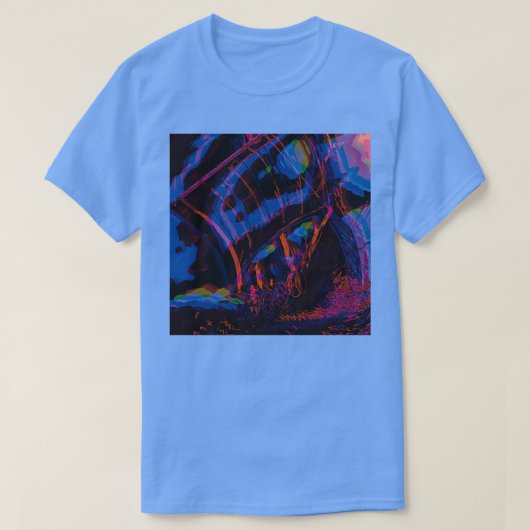 Abstracte Viking Ship T-shirt (Design voorkant)