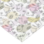 Abstracte vingerafdruklijn tafelkleed (Gekanteld)