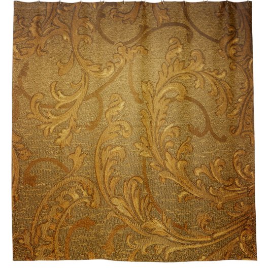 Abstracte Vintage: Elegante achtergrond. Douchegordijn (Voorkant)