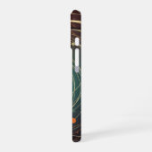 Abstracte Vintage Orbitale Kaart iPhone 16 Hoesje (Linkerkant)
