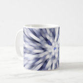 abstracte violette achtergrond. fractale explosie koffiemok (Voorkant links)