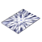 abstracte violette achtergrond. fractale explosie notitieboek (Linkerzijde)