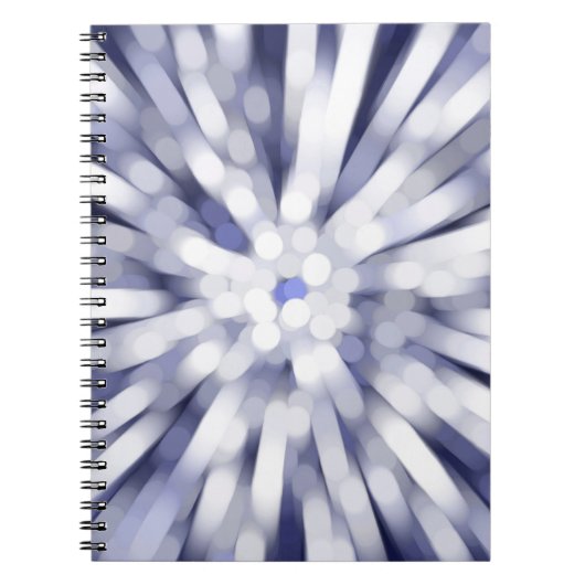 abstracte violette achtergrond. fractale explosie notitieboek (Voorkant)