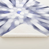 abstracte violette achtergrond. fractale explosie sherpa deken (3/4)