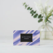 Abstracte violette zijgolven textuur. visitekaartje (Staand voorkant)