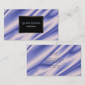 Abstracte violette zijgolven textuur. visitekaartje (Voorkant / Achterkant)