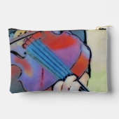 Abstracte viool kleine accessoire zakje etui (Achterkant)