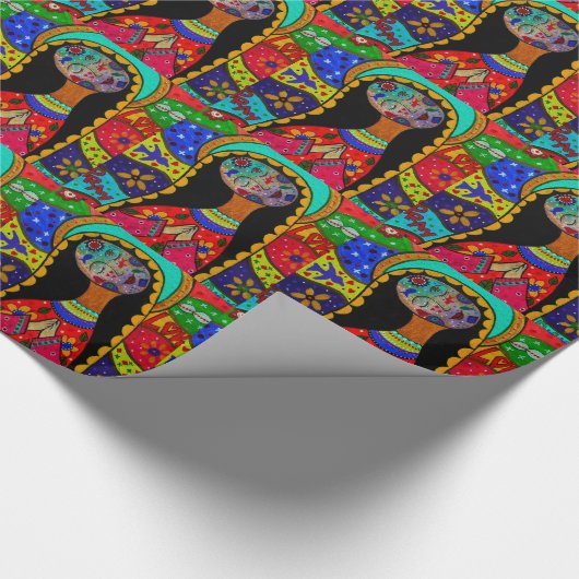 ABSTRACTE VIRGIN GUADALUPE CADEAUPAPIER (Hoek)