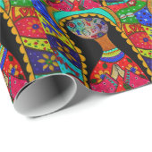 ABSTRACTE VIRGIN GUADALUPE CADEAUPAPIER (Rol Hoek)