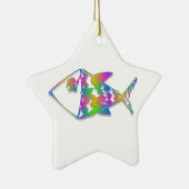 Abstracte vis keramisch ornament (Rechts)