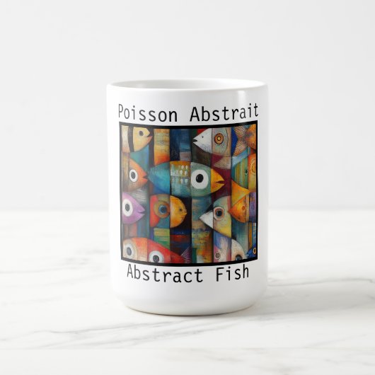Abstracte Vis Koffiemok (Center)