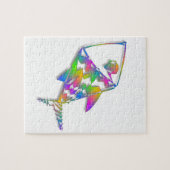 Abstracte vis legpuzzel (Horizontaal)