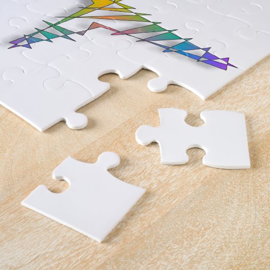 Abstracte vis legpuzzel (Zijkant)