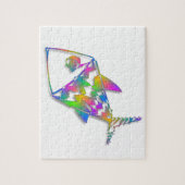 Abstracte vis legpuzzel (Verticaal)