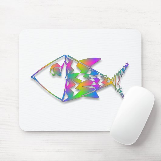 Abstracte vis muismat (Met muis)