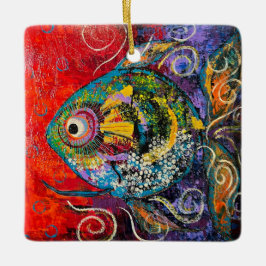 Abstracte vis Ornament