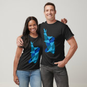 Abstracte vis t-shirt (Unisex)