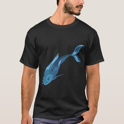 Abstracte Vis T-shirt (Voorkant)