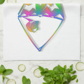 Abstracte vis theedoek (Gevouwen)