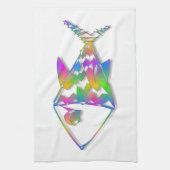 Abstracte vis theedoek (Verticaal)